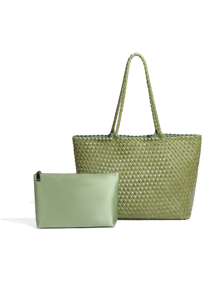 Women's Summer Large Capacity Hand-woven Portable Fashion Women's Shoulder Bag
