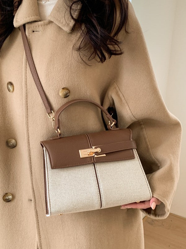 Portable Classic Kelly Advanced Texture Minority Small Square Bag