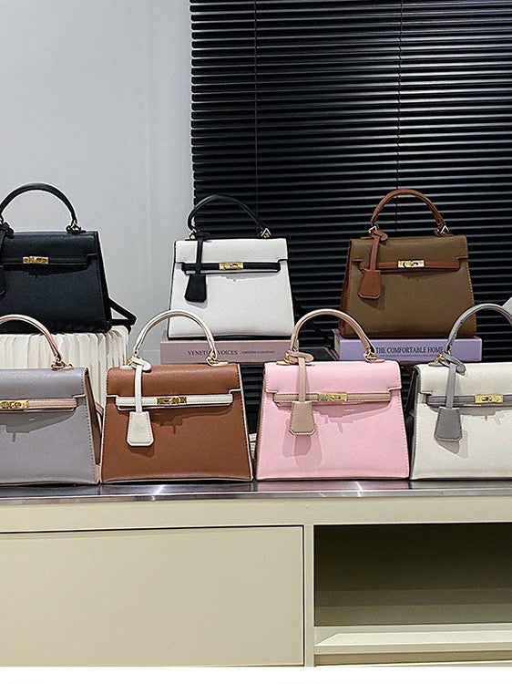 Women's Fashion Portable High Quality Solid Color Bags