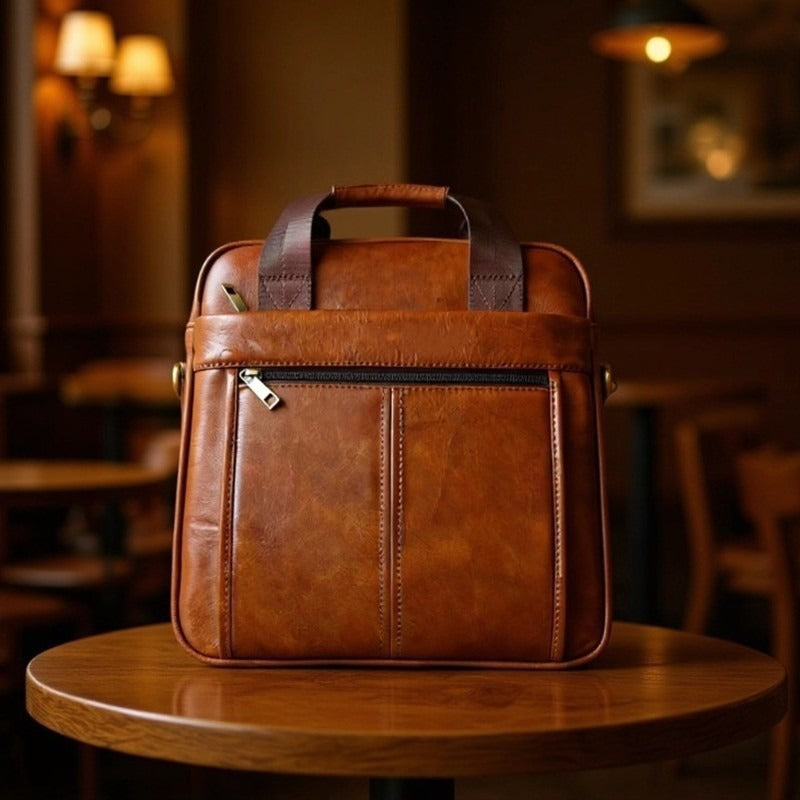 Men's Leather First Layer Cowhide Vintage Backpacks