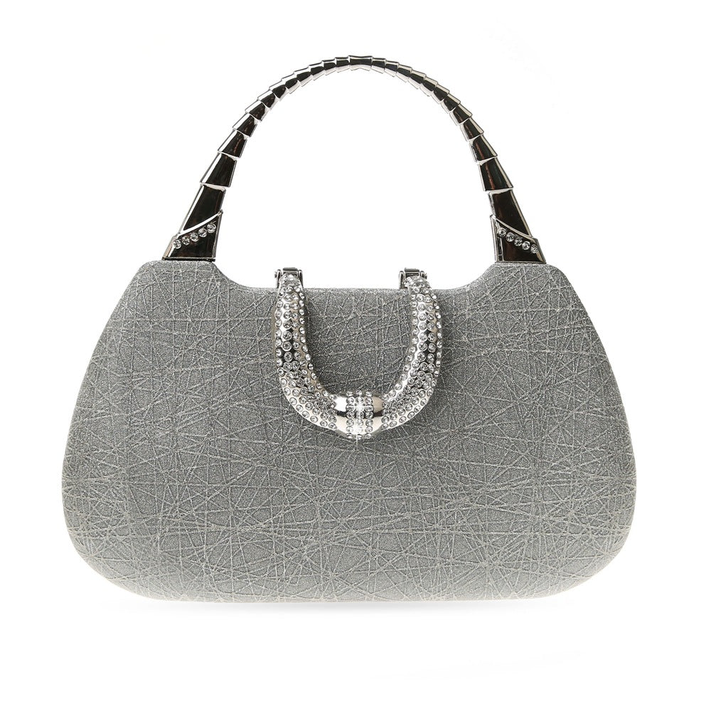 Women's Popular Thin Glittering Portable Clutch Dress Banquet Bags