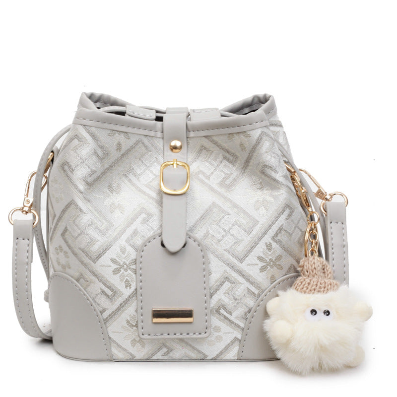 Women's Jin Pattern Ancient Style With National Women's Shoulder Bag