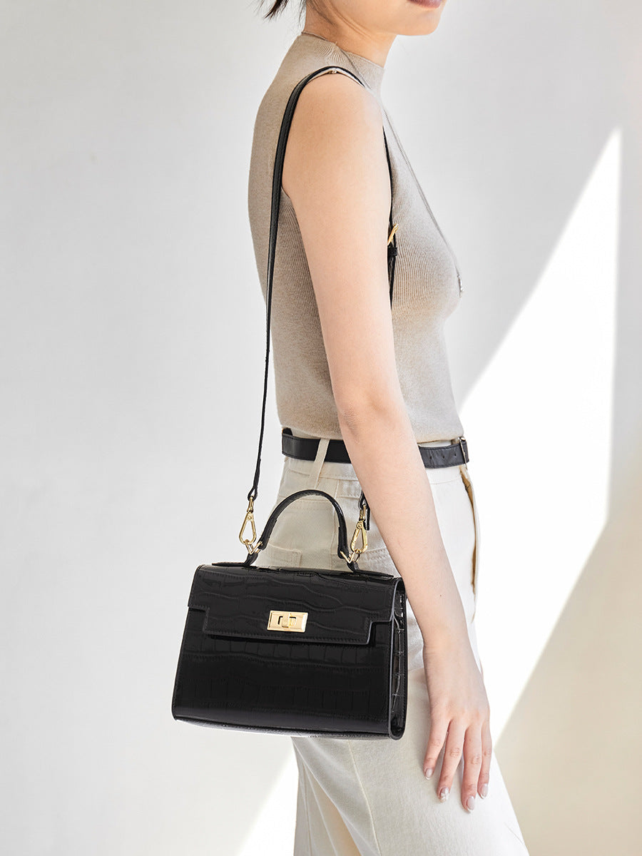 Women's Genuine Leather Fashion Portable Kelly Women's Messenger Bag