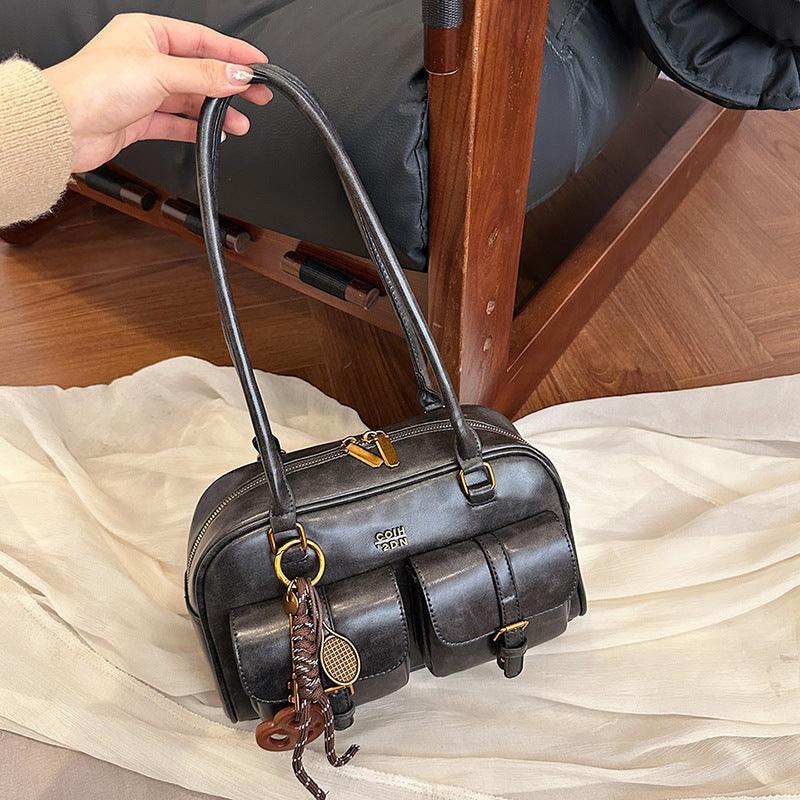 Retro Early Autumn Fashion Trendy Boston Western Style Bags