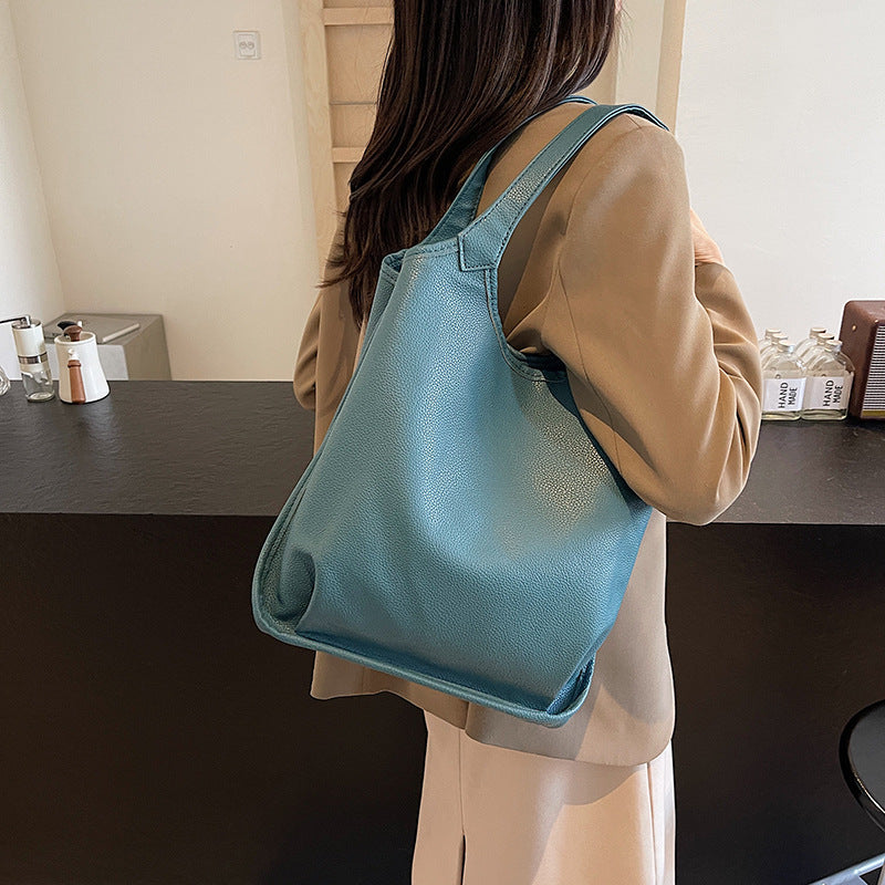 Pure Color Fashion Niche Food Basket Women's Messenger Bag