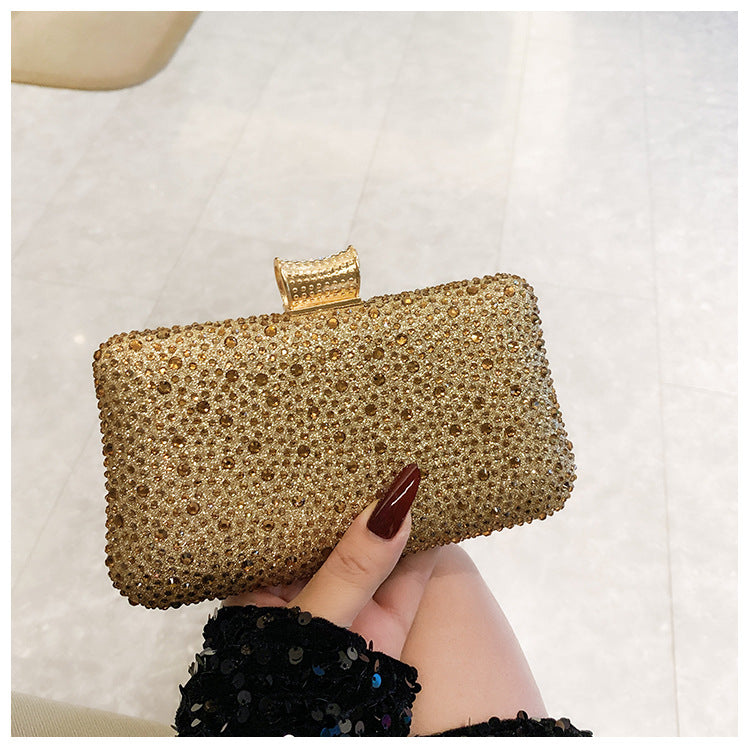 Women's Banquet Hot Drilling Luxury Rhinestone Clutch Dinner Bag