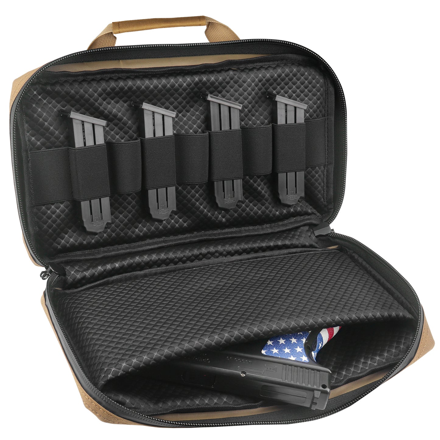 Oxford Cloth Tactics Portable Pistol Multifunctional Invisible Outdoor Camouflage, Military Fan Bag