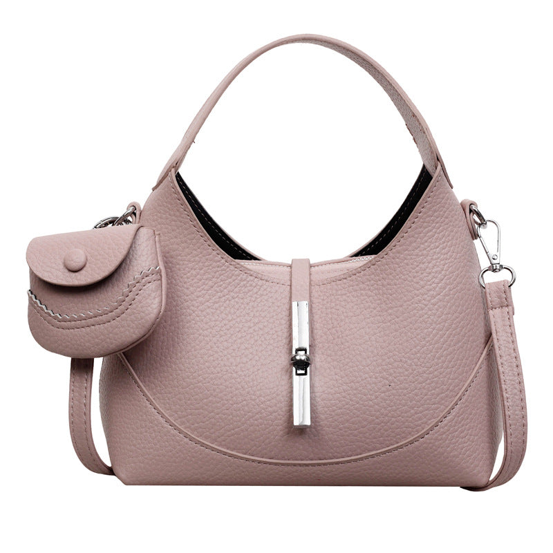 Women's Korean Style Niche Soft Leather Lazy Temperament Handbags