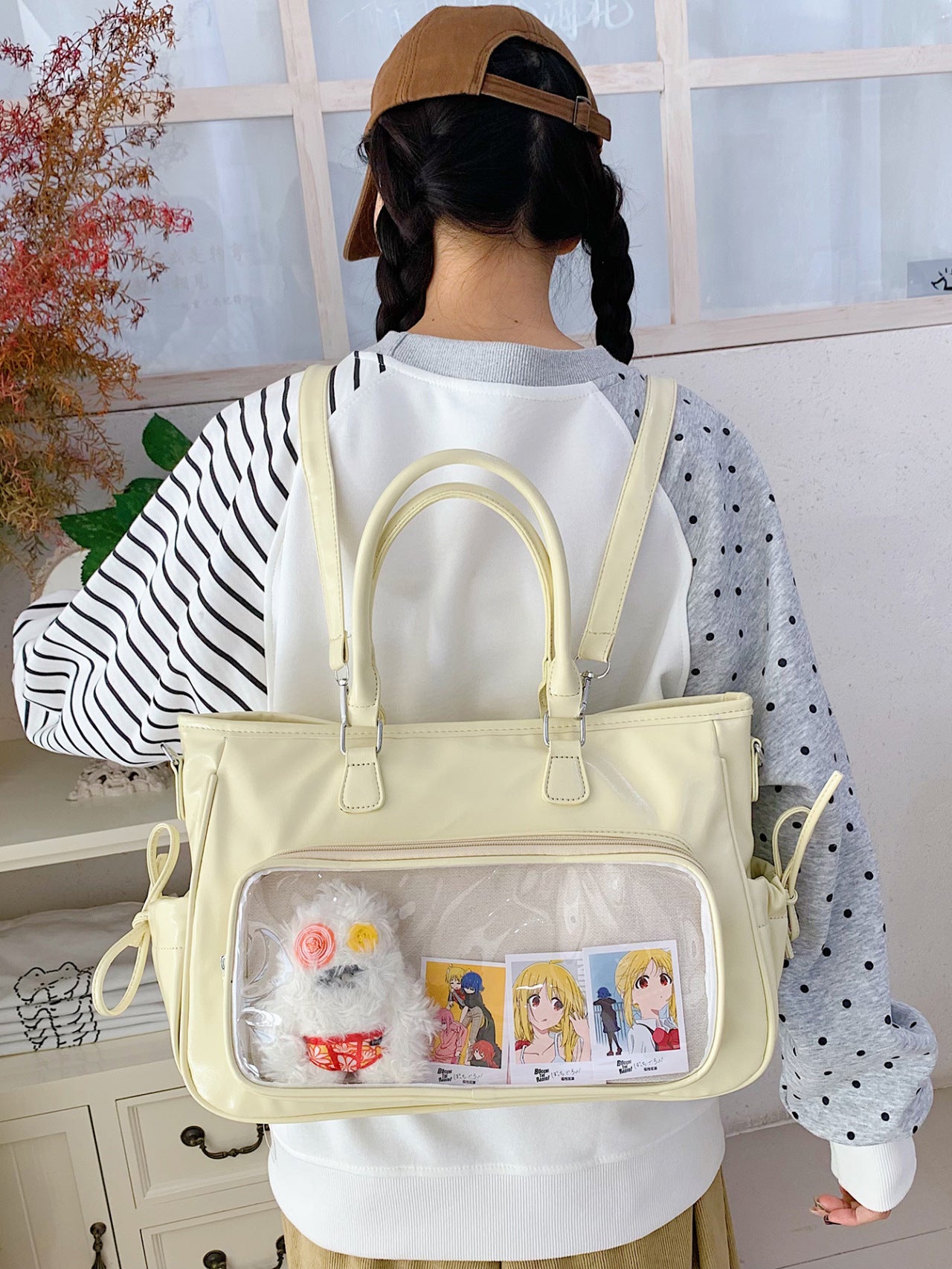 Collection Lamp Large Capacity Cartoon Commuter Women's Shoulder Bag