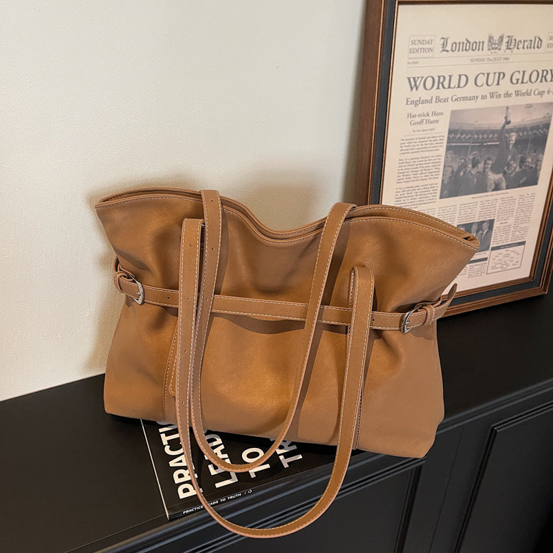 Women's Retro Large Capacity Commuter Daily Simple Tote Bags