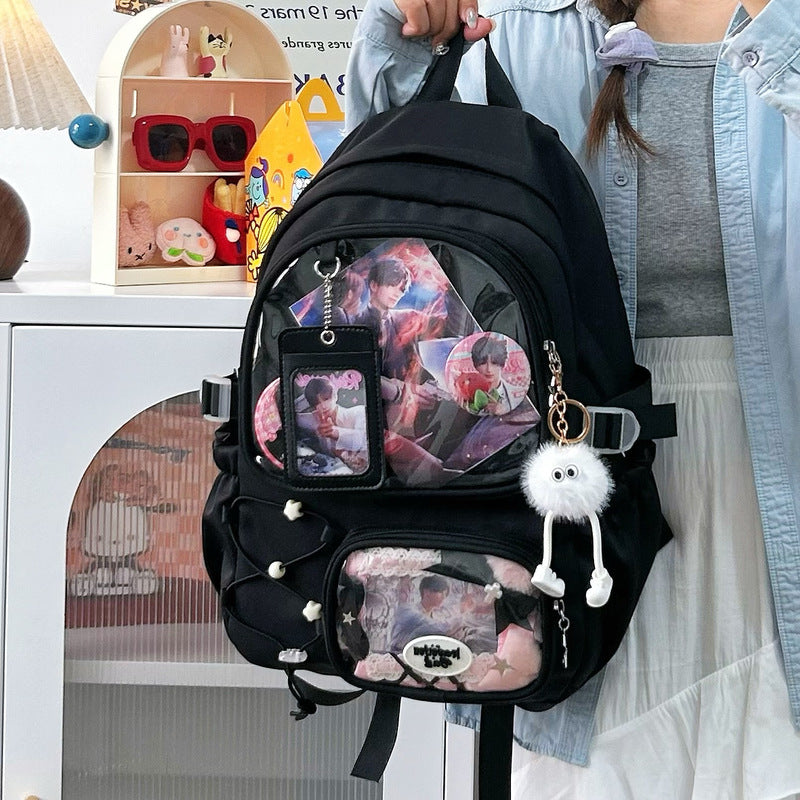 Early High Female Large Capacity Good-looking College Student Schoolbag
