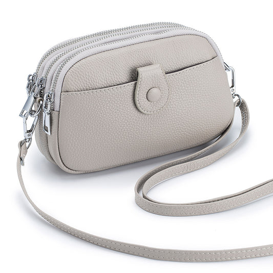 Women's Simple Mom Mobile Mini High Sense Cow Women's Messenger Bag