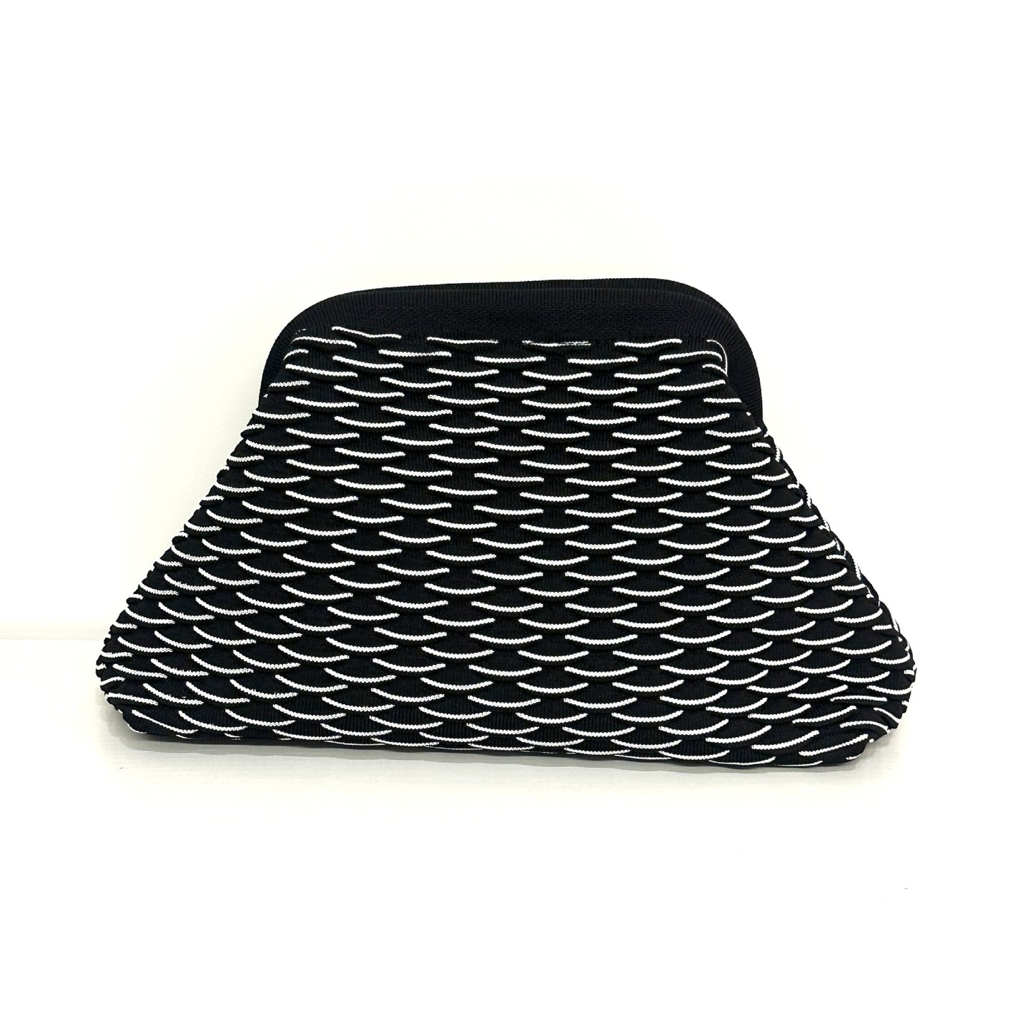 Knitted Striped Cloud Large Capacity Everyday Joker Contrast Color Handbags