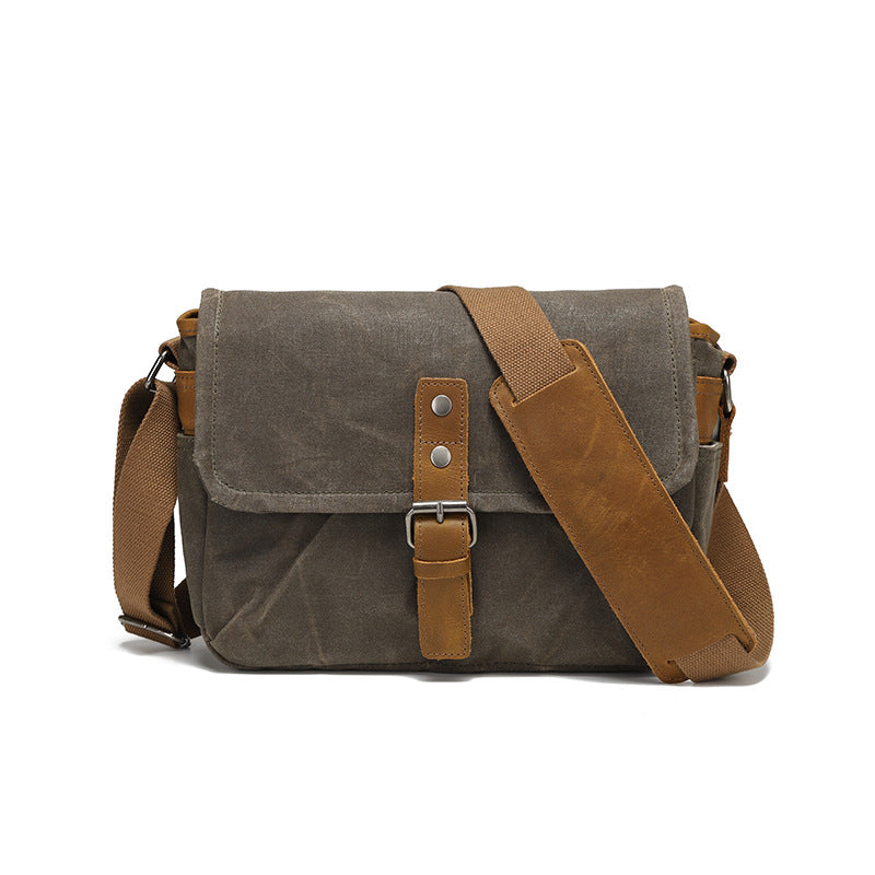 Charming Men's Retro Canvas Graphy Business Men's Shoulder Bag