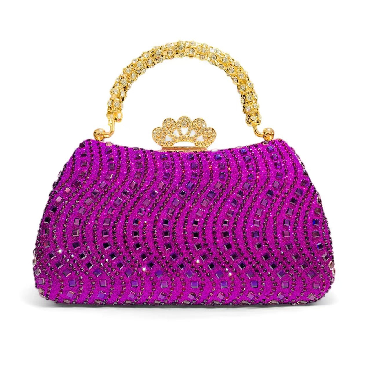 Women's Shiny Gorgeous Rhinestone Ornament Fashion Elegant Dinner Bag
