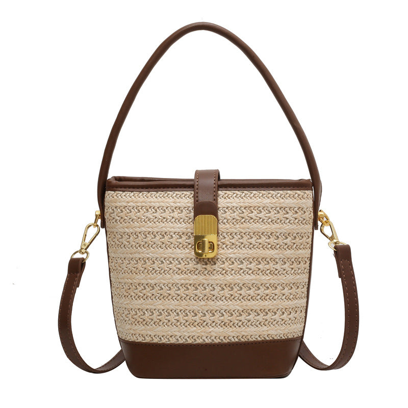 Knitting Female Advanced Texture Straw Fashion Women's Messenger Bag