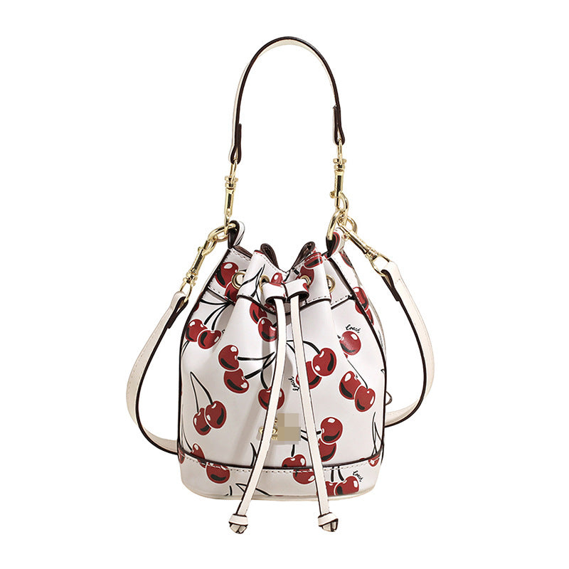 Women's Retro Drawstring Fashion Trend Advanced Texture Women's Handbag