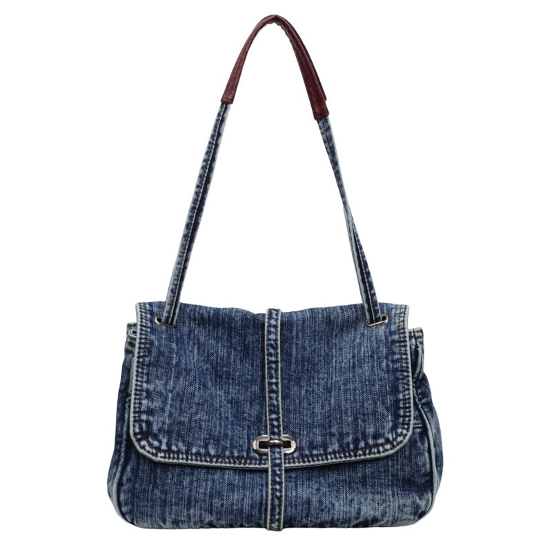 Women's Denim Fashionable High-grade Artistic Style Portable Women's Shoulder Bag