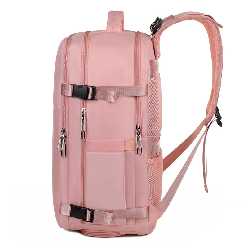 Trendy Large Capacity Portable Double Zipper Business Backpack