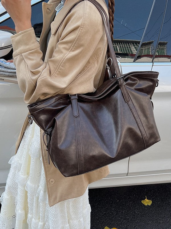 Women's Retro Large Capacity Portable Underarm Fashion Women's Shoulder Bag