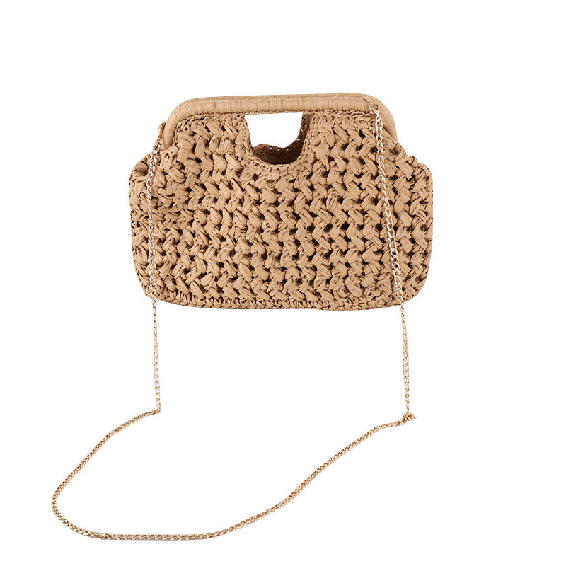 Women's Handmade Knitted Seaside Vacation Daily Leisure Portable Minority Bags
