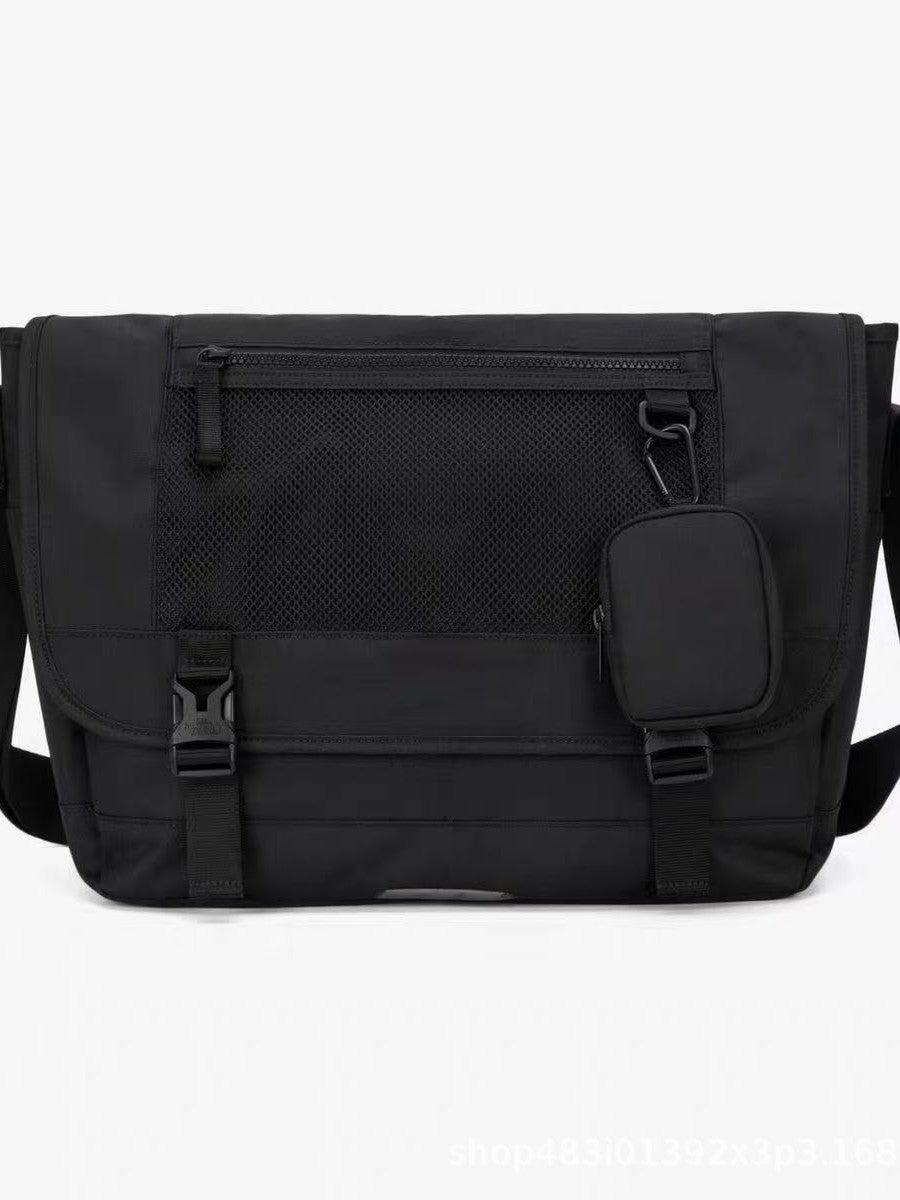 Men's House Trendy Cool Commuter Mechanical Style Fashionable Waterproof Shoulder Bags