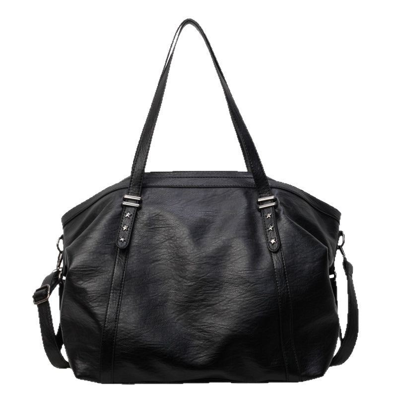 Women's Retro Large Capacity Fashion Texture Summer High Sense Bags
