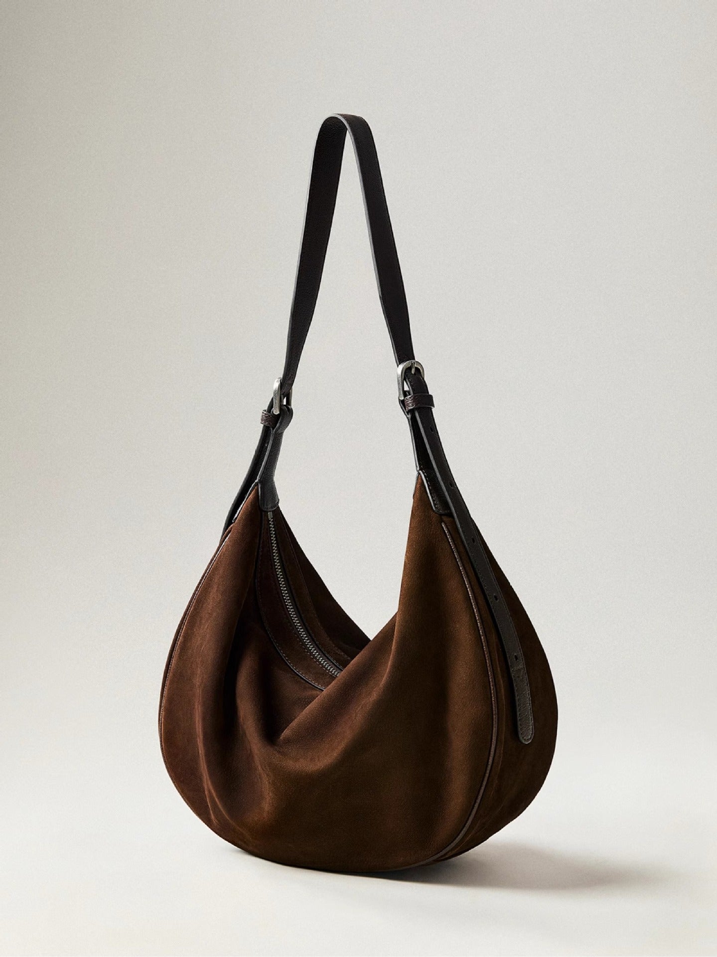 Vegetable Tanned Matte Leather Selenodont One Genuine Women's Shoulder Bag