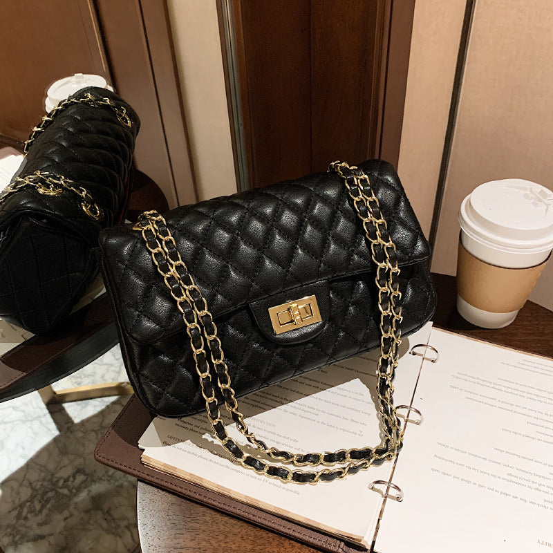 Women's Trendy Stylish Good Texture Diamond Chain Bags