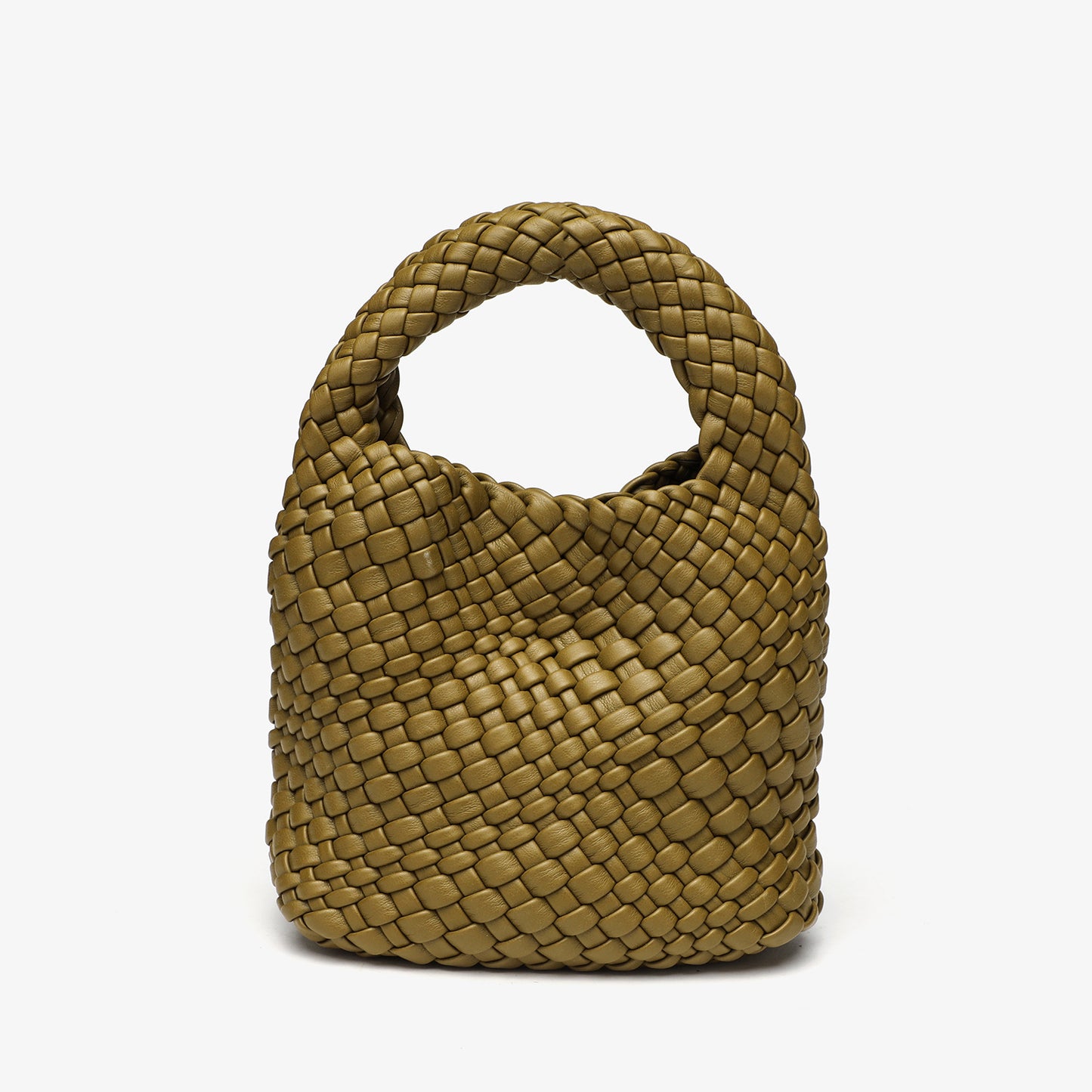 Trendy High-grade Hand-woven Vegetable Basket Woven Women's Shoulder Bag