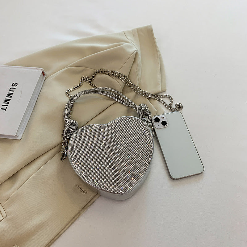 Women's Dinner Fashion Diamond Retro Western Style Women's Shoulder Bag