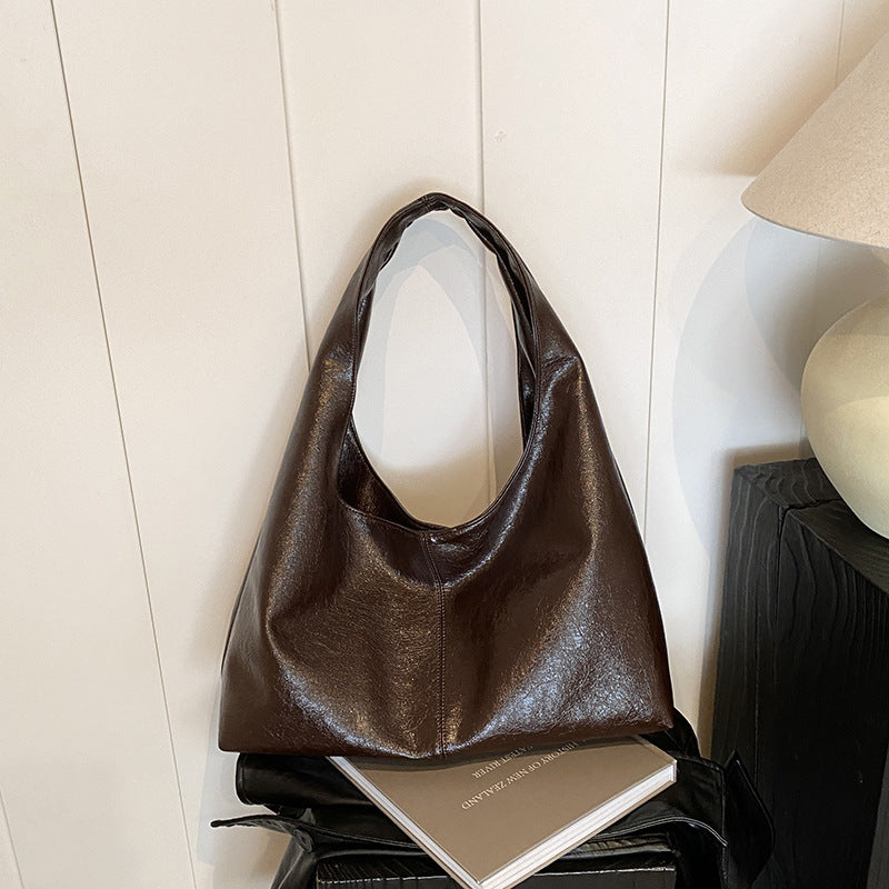 Women's Large Capacity Korean Style Minority One Shopping Simple Women's Shoulder Bag