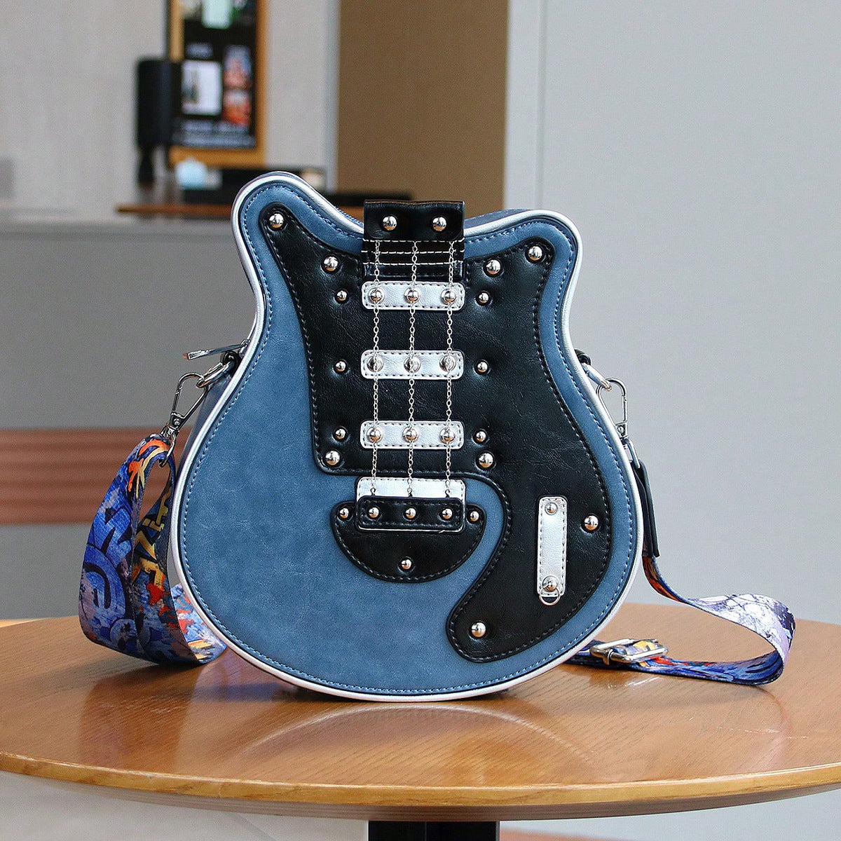 Personalized Creative Hot American Retro Guitar Shape Bags