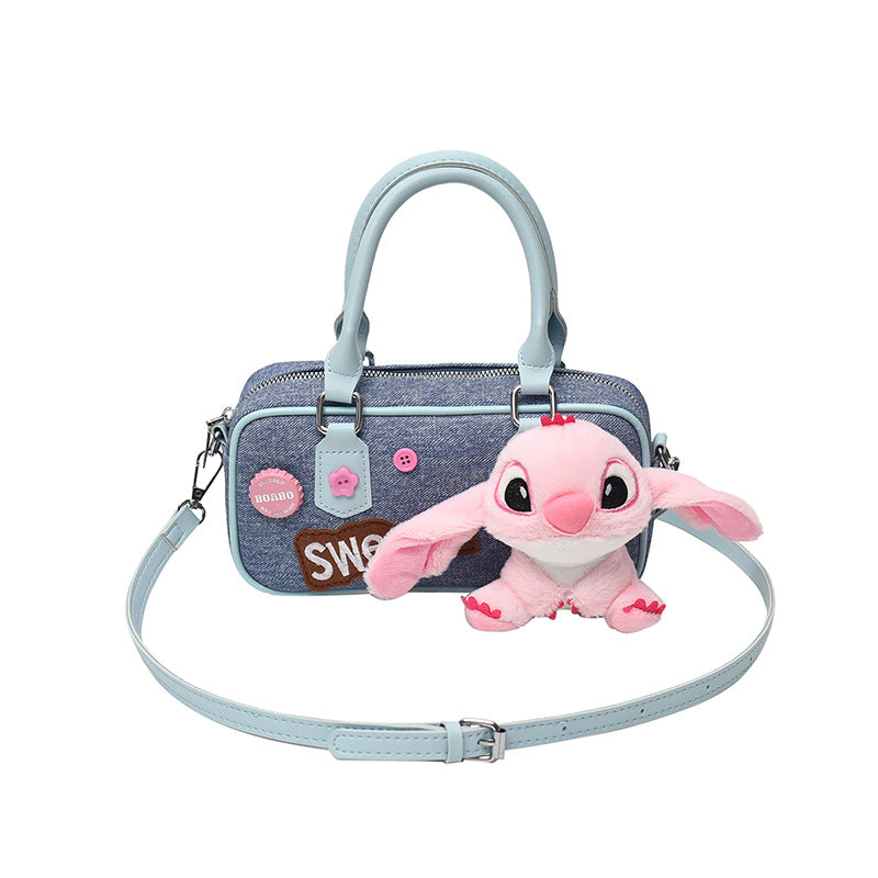 Cartoon Doll Boston Large Capacity Fashion Commuter Niche Cute Handbags