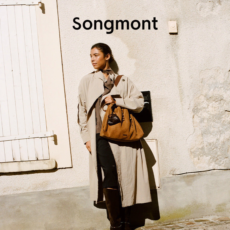 Women's Series Suede Garbage Large Capacity High-grade Women's Shoulder Bag
