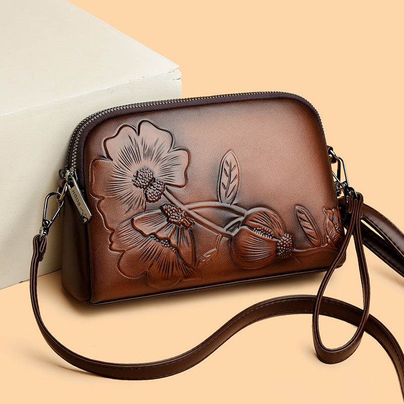 Women's Retro Mother Clutch Western Temperament Chinese Ethnic Style Women's Messenger Bag