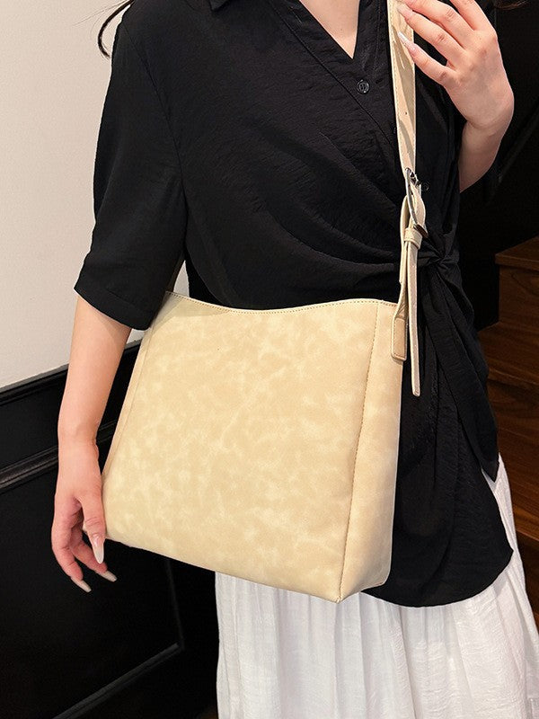 Women's Retro Summer High-quality Stylish Textured Simple Tote Bag
