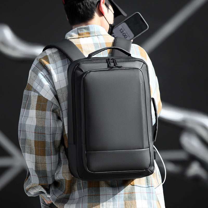 Simple Strap Charging Expansion Thickened Commuter Backpacks