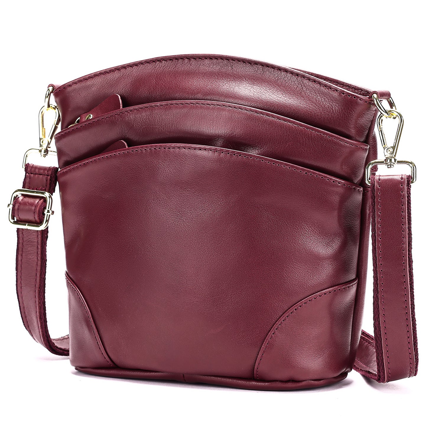 Genuine Leather First Layer Cowhide Mom Women's Shoulder Bag