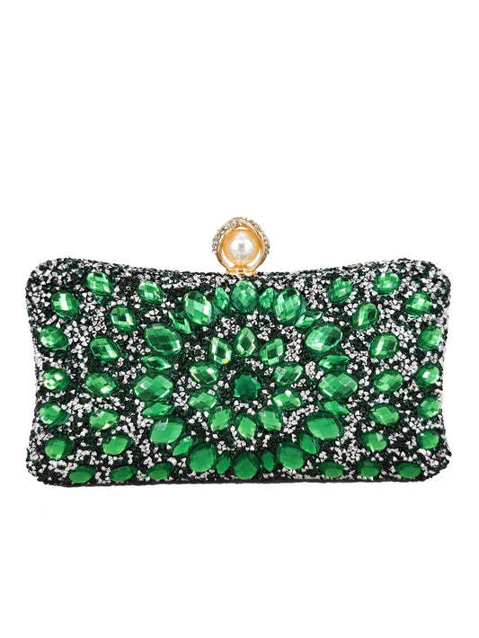 Women's Sunflower Fashion Banquet Clutch Dress Diamond Evening Bags