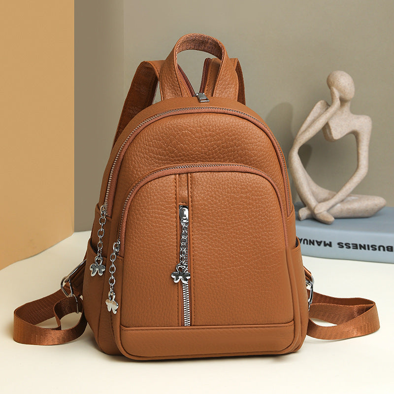 Elegant Graceful Soft Leather Fashion Commuter Women's Chest Bag, Fanny Pack