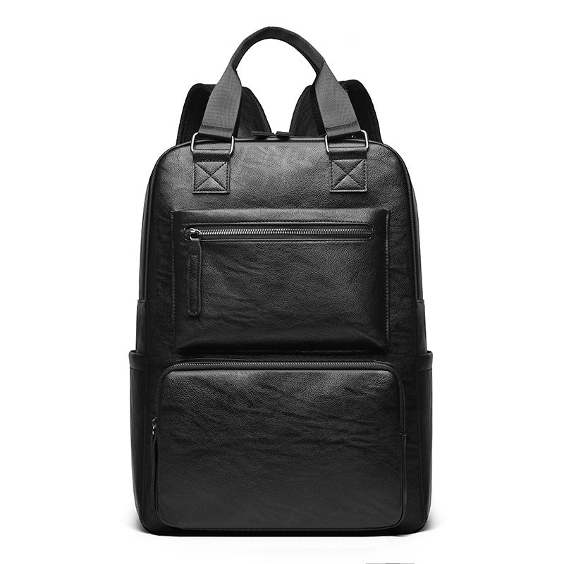 Men's Large Capacity Leather Commuter Computer Portable Bags