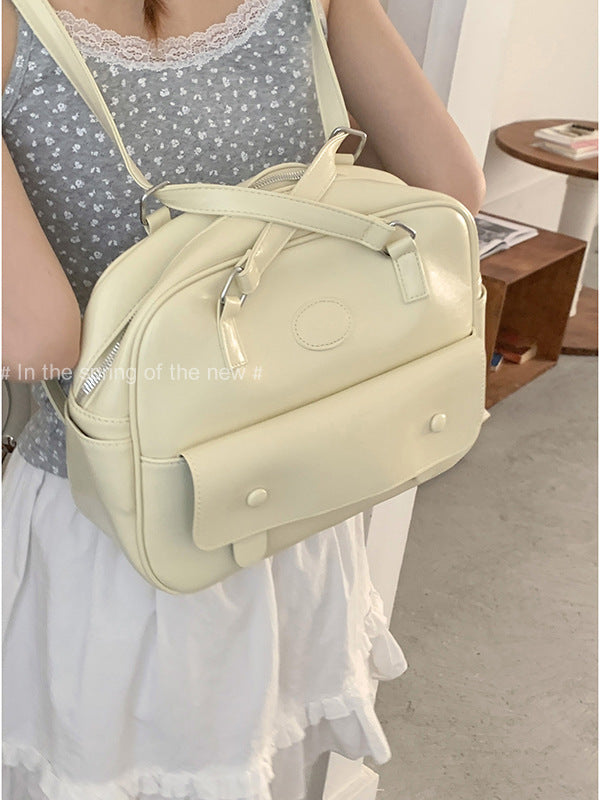 Women's Korean Style Underarm Fashion Preppy Large Tote Bag