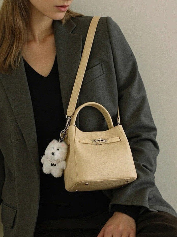 Fashionable Cross Body High-grade Simple Portable Vegetable Basket Bucket Bags