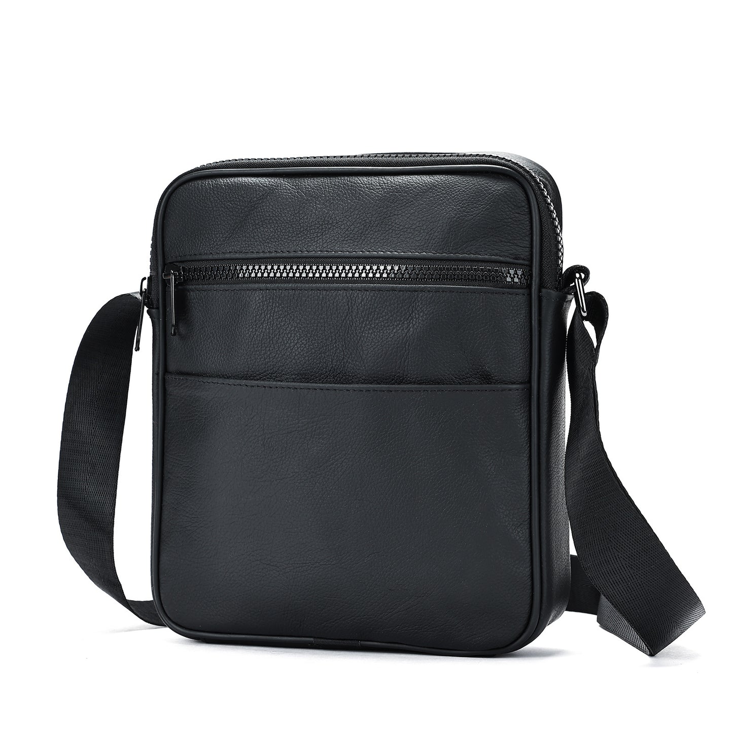 Men's Genuine Leather High-grade First Layer Vertical Business Men's Shoulder Bag