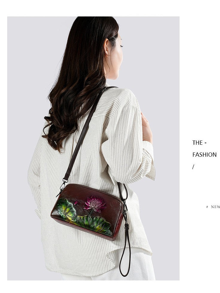 Women's High-grade Light Luxury Ethnic Style Clutch Texture Niche Shoulder Bags
