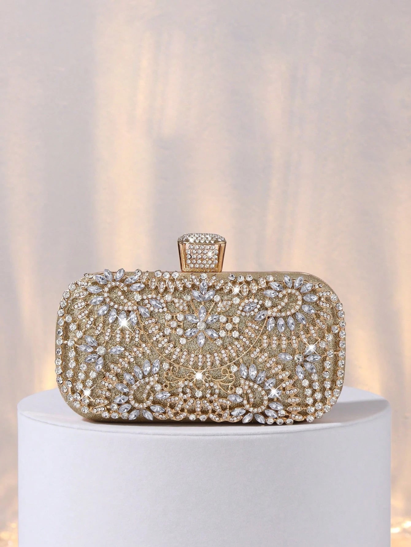 Women's Banquet Hand Holding Clutch Diamond Dress Dinner Bag
