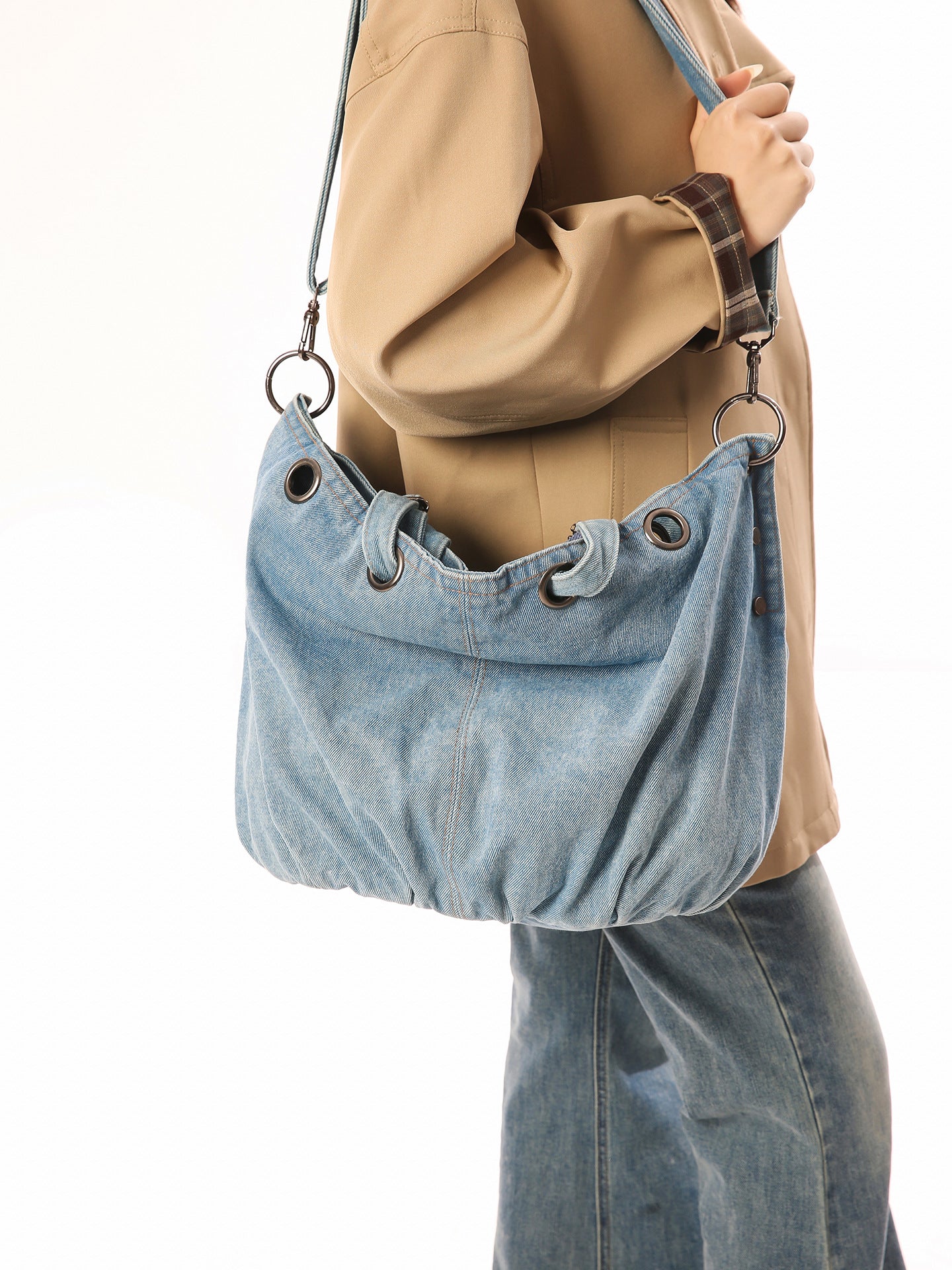 Women's Idle Denim Canvas Large Capacity Class Women's Shoulder Bag