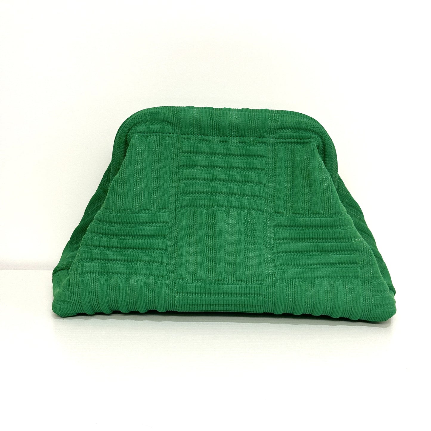 Knitted Striped Cloud Large Capacity Everyday Joker Contrast Color Handbags