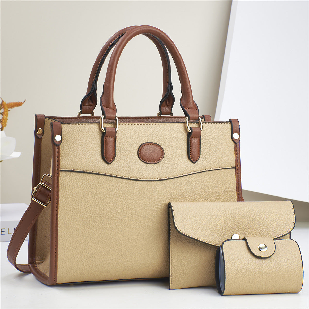 Trendy Women's Three-piece Fashion Versatile High-grade Shoulder Bags